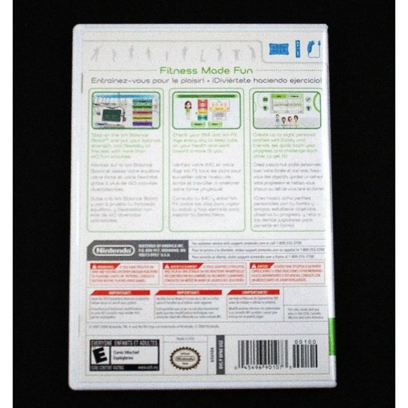 Nintendo Wii Fit Fitness Game Complete w/ Manual Tested - Picture 3 of 3